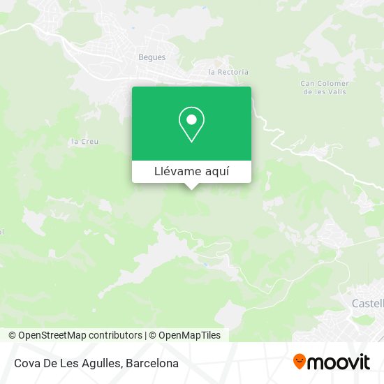 Mapa Cova De Les Agulles