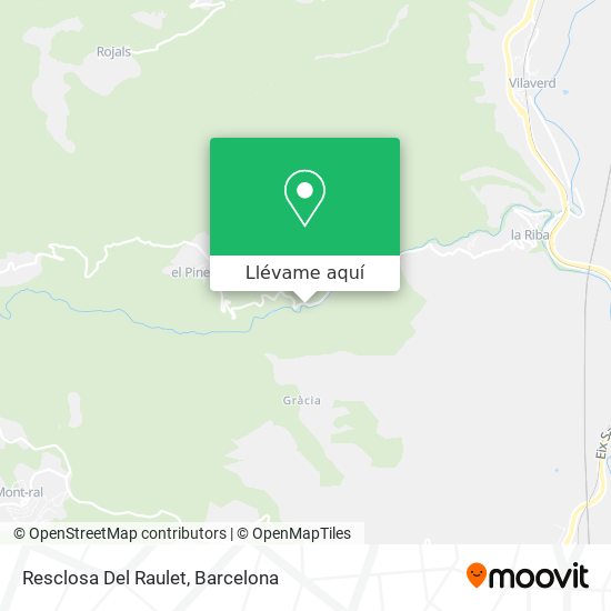Mapa Resclosa Del Raulet
