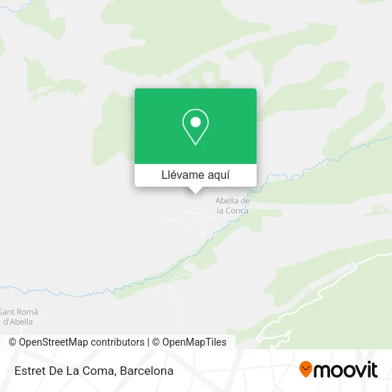 Mapa Estret De La Coma
