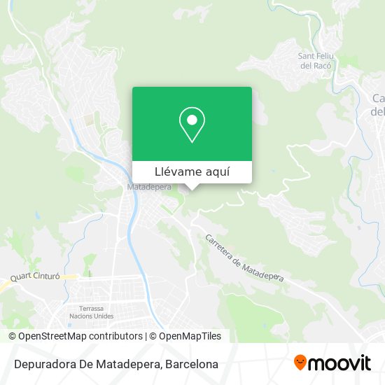 Mapa Depuradora De Matadepera