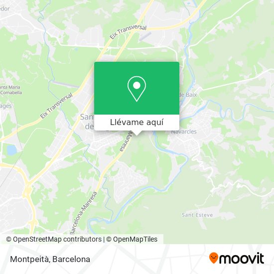 Mapa Montpeità