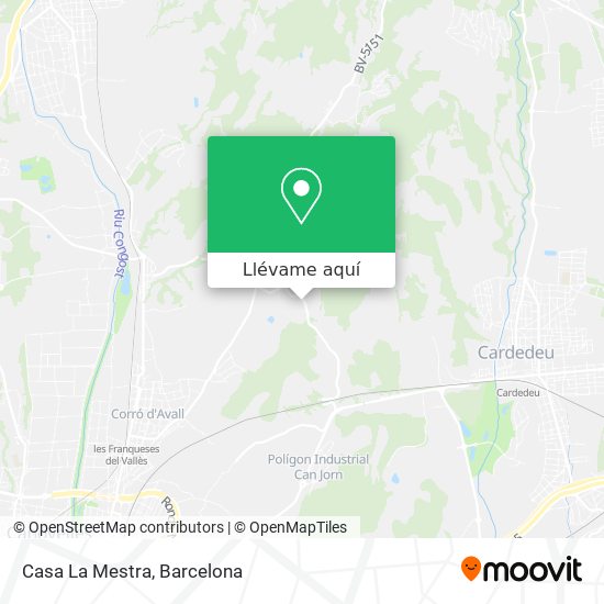 Mapa Casa La Mestra