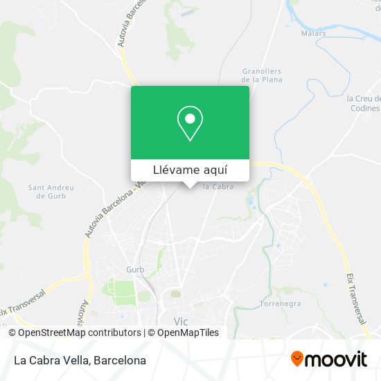 Mapa La Cabra Vella