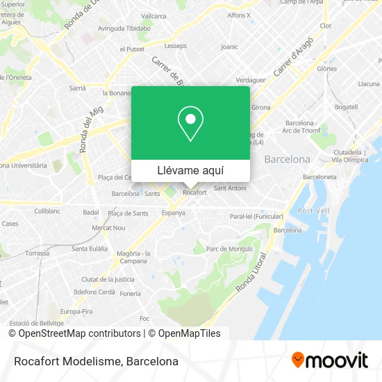 Mapa Rocafort Modelisme
