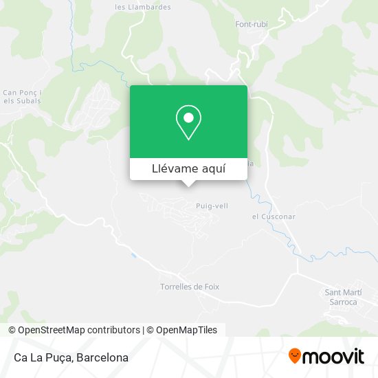 Mapa Ca La Puça