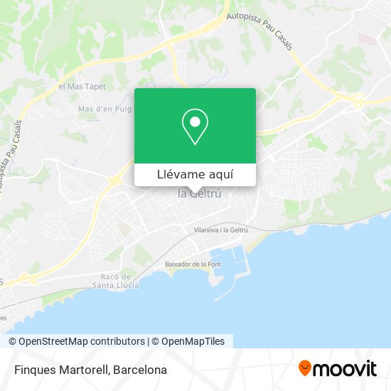 Mapa Finques Martorell