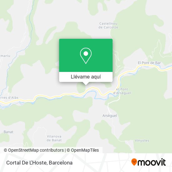 Mapa Cortal De L'Hoste