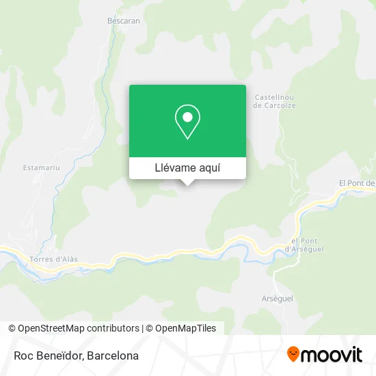 Mapa Roc Beneïdor