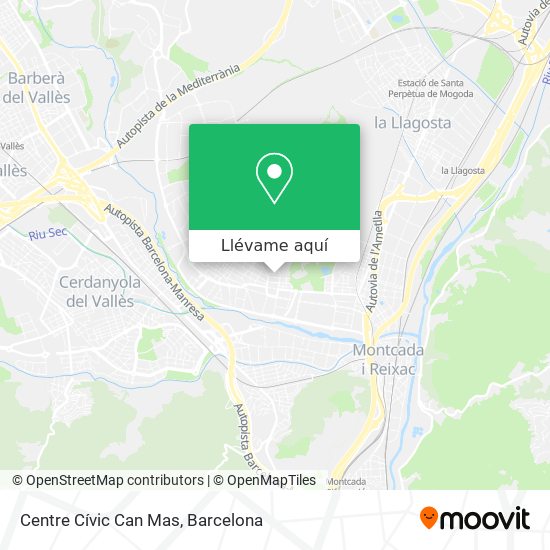 Mapa Centre Cívic Can Mas