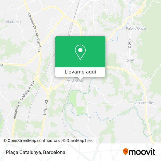 Mapa Plaça Catalunya