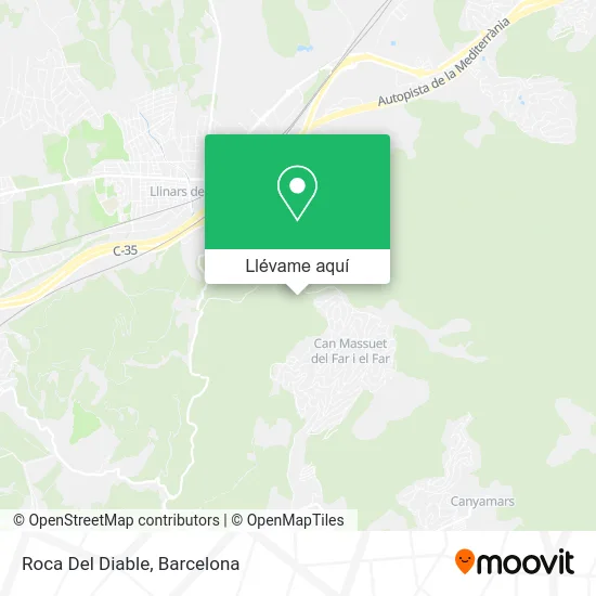 Mapa Roca Del Diable