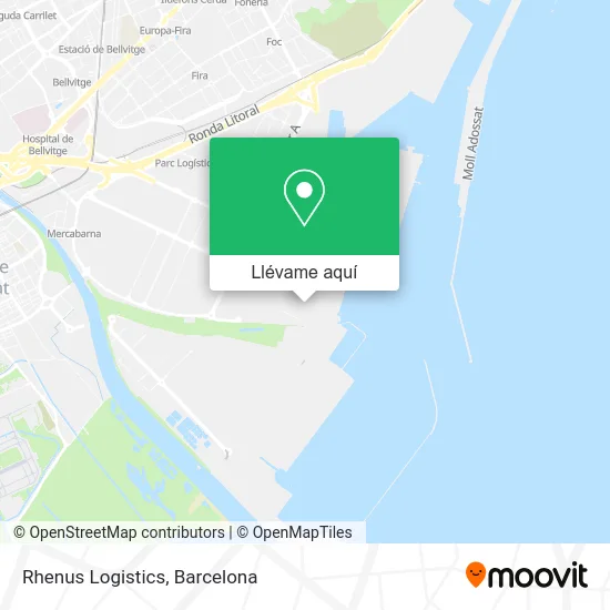 Mapa Rhenus Logistics