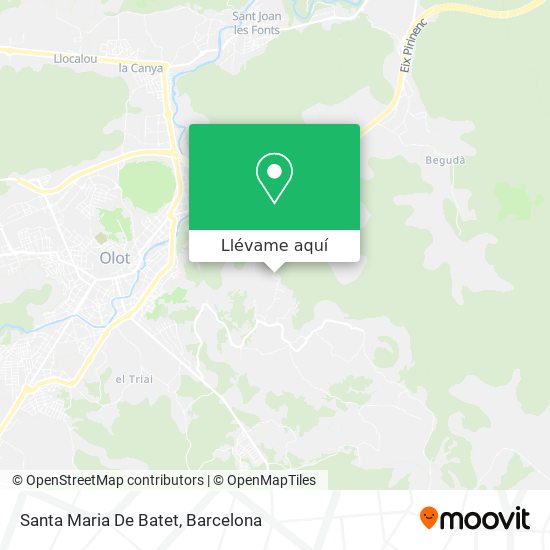 Mapa Santa Maria De Batet