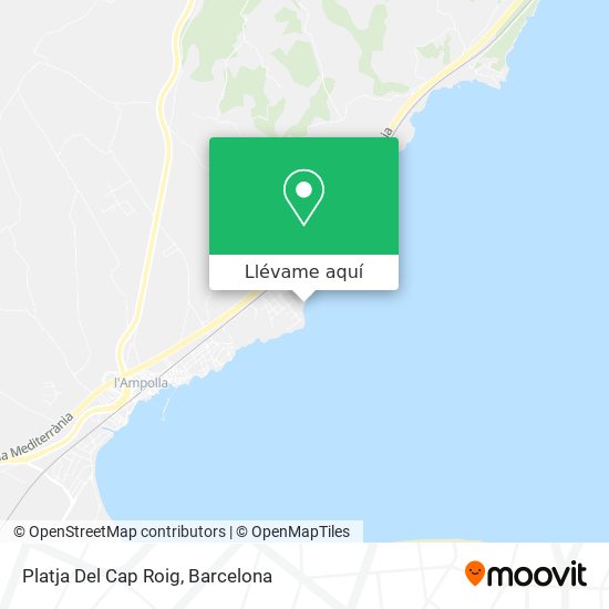 Mapa Platja Del Cap Roig