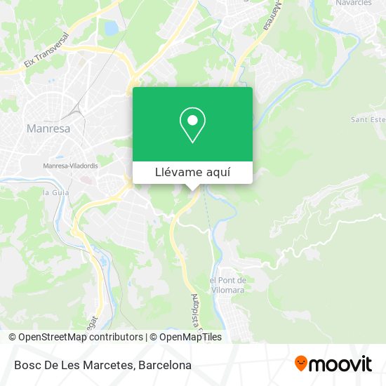 Mapa Bosc De Les Marcetes
