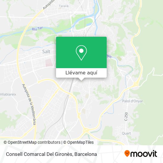Mapa Consell Comarcal Del Gironès