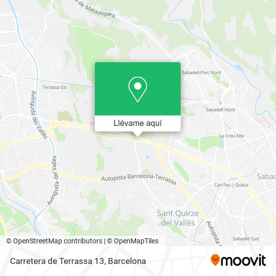 Mapa Carretera de Terrassa 13