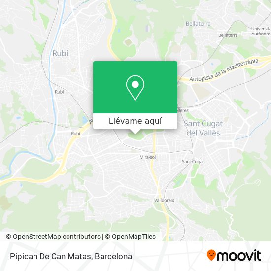 Mapa Pipican De Can Matas