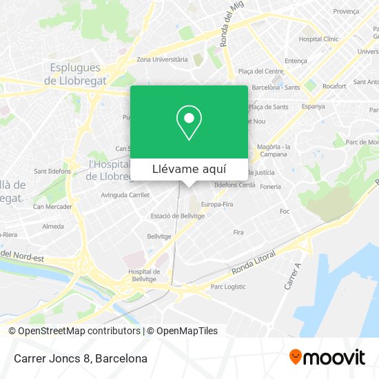 Mapa Carrer Joncs 8