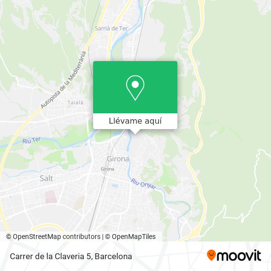 Mapa Carrer de la Claveria 5