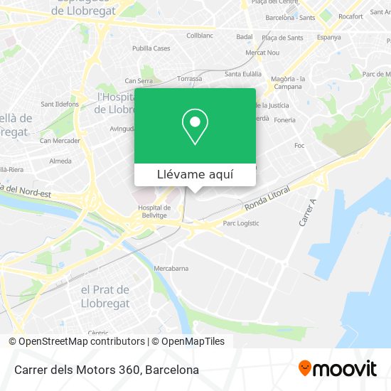 Mapa Carrer dels Motors 360