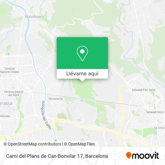 Mapa Cami del Plans de Can Bonvilar 17