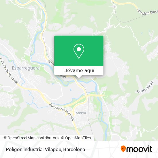 Mapa Polígon industrial Vilapou