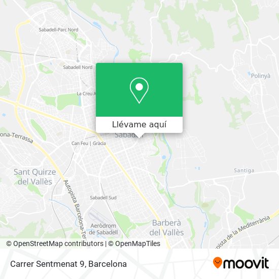 Mapa Carrer Sentmenat 9