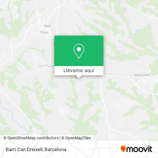 Mapa Barri Can Creixell