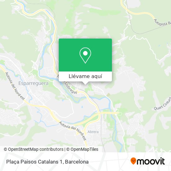 Mapa Plaça Paisos Catalans 1