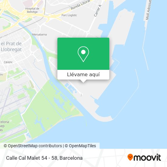 Mapa Calle Cal Malet 54 - 58
