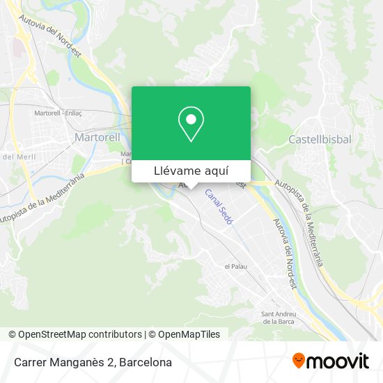 Mapa Carrer Manganès 2