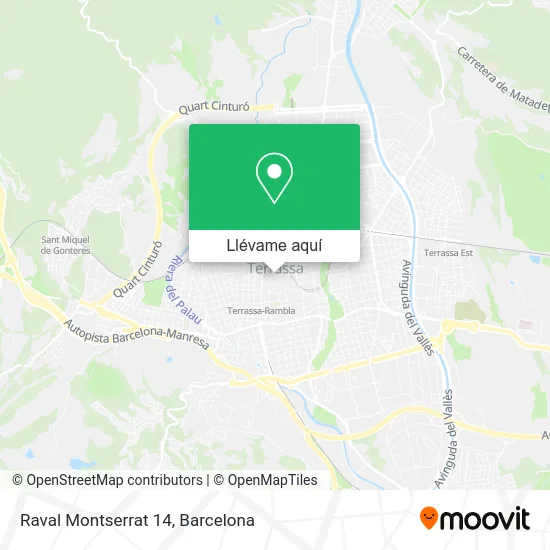 Mapa Raval Montserrat 14