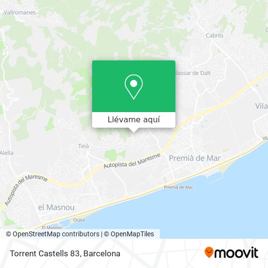 Mapa Torrent Castells 83