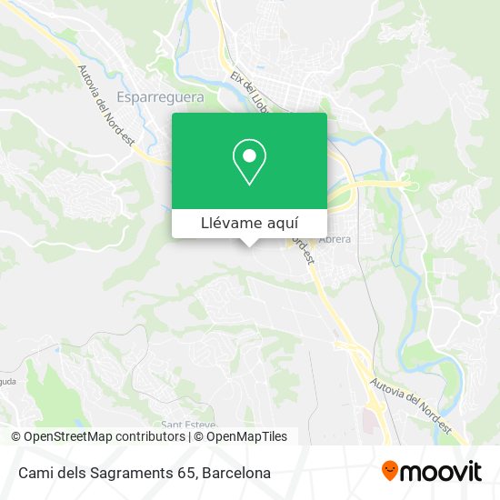 Mapa Cami dels Sagraments 65