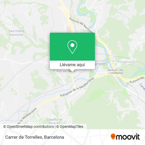 Mapa Carrer de Torrelles