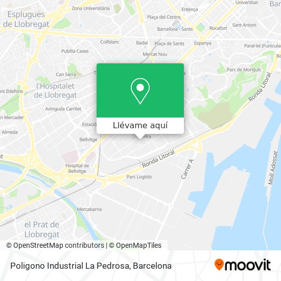 Mapa Poligono Industrial La Pedrosa