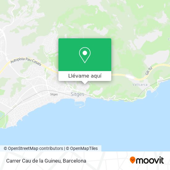 Mapa Carrer Cau de la Guineu
