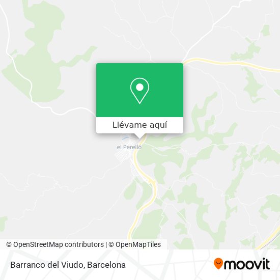 Mapa Barranco del Viudo