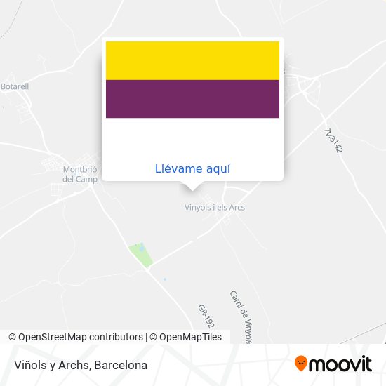Mapa Viñols y Archs