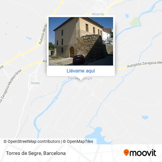 Mapa Torres de Segre