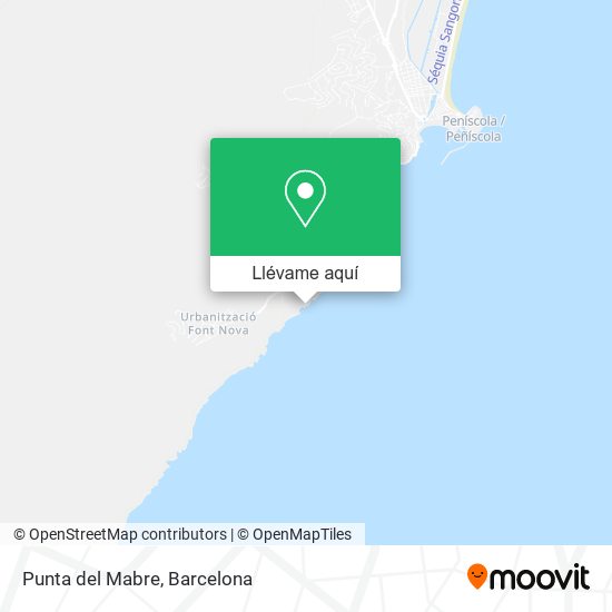 Mapa Punta del Mabre