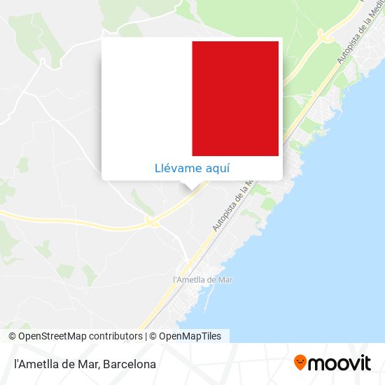 Mapa l'Ametlla de Mar