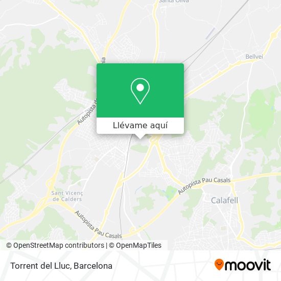 Mapa Torrent del Lluc
