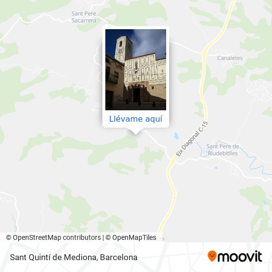 Mapa Sant Quintí de Mediona