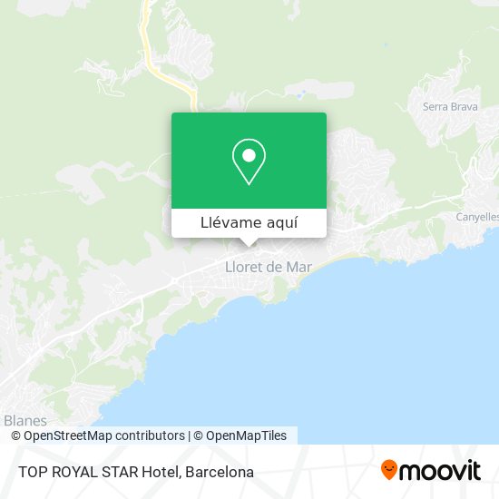 Mapa TOP ROYAL STAR Hotel