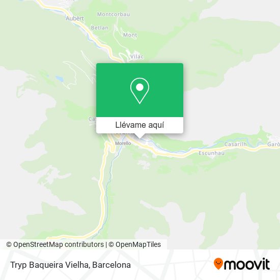 Mapa Tryp Baqueira Vielha