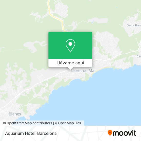 Mapa Aquarium Hotel