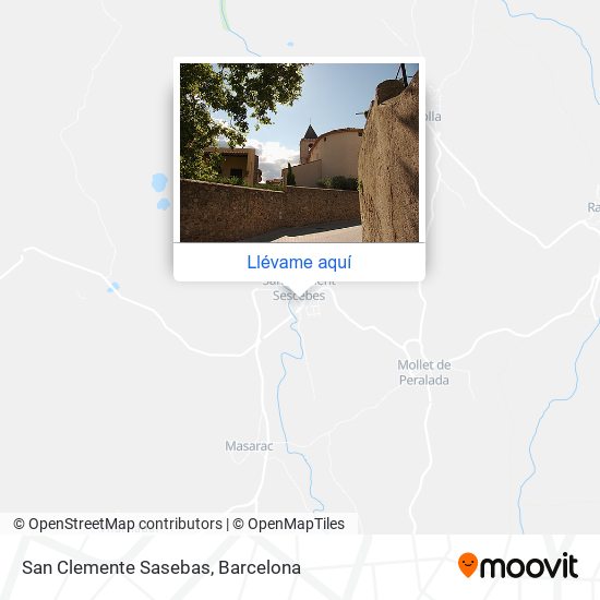 Mapa San Clemente Sasebas