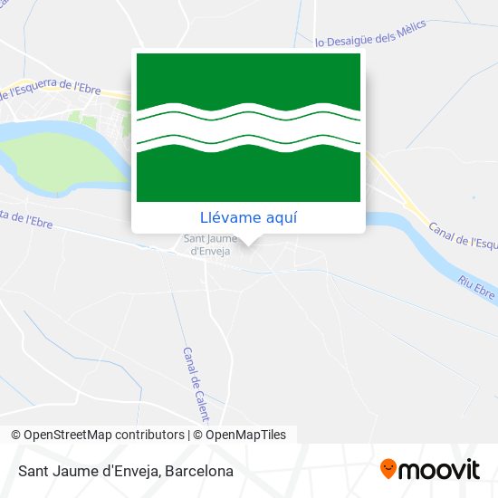 Mapa Sant Jaume d'Enveja